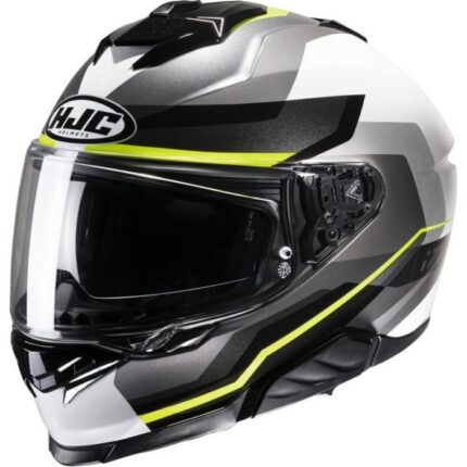 HJC I71 Nior MC3H – Casco integral de moto negro, gráfica MC3H