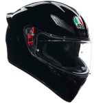 AGV K1 S – Casco integral de moto negro, cierre doble anilla, ECE 22.05