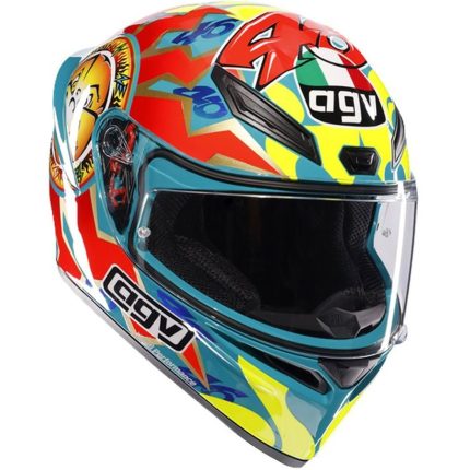 AGV K1 S Rossi Mugello 1999 – Casco integral de moto multicolor