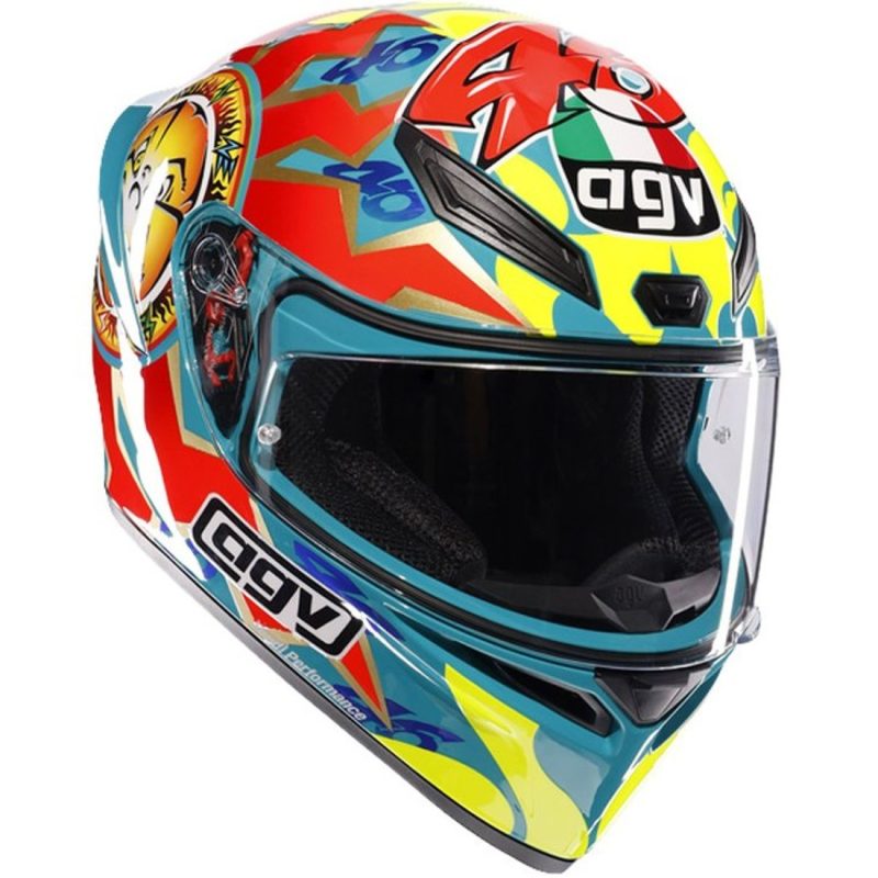 AGV K1 S Rossi Mugello 1999 – Casco integral de moto multicolor
