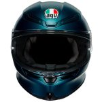 AGV K6 Solid – Casco integral de moto verde petróleo mate