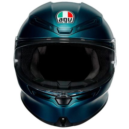 AGV K6 Solid – Casco integral de moto verde petróleo mate