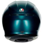 AGV K6 Solid – Casco integral de moto verde petróleo mate