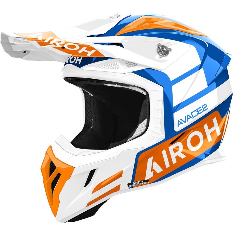 Airoh Aviator Ace 2 Sake – Casco de motocross naranja brillo