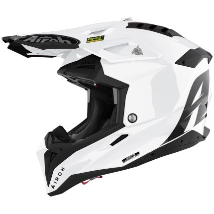 Airoh Twist 3 – Casco de motocross blanco para off-road