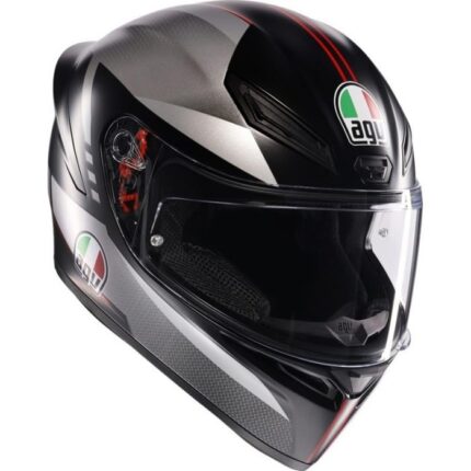 AGV K1 S Lap – Capacete integral de mota preto mate, ECE 22.05