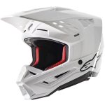 Alpinestars SM5 Solid – Casco cross de moto blanco, ECE 22.06