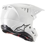 Alpinestars SM5 Solid – Casco cross de moto blanco, ECE 22.06