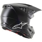 Alpinestars SM5 Solid – Casco de motocross negro, ECE 22.06