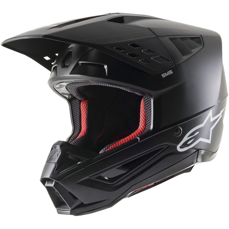 Alpinestars SM5 Solid – Casco de motocross negro, ECE 22.06