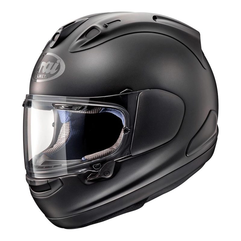 Arai RX-7V Evo Frost – Casco integral de moto negro, pantalla pinlock