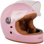 By City Roadster II – Casco integral de moto rosa mate, ECE 22.06