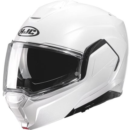 HJC i100 – Casco modular de moto en acabado blanco perla