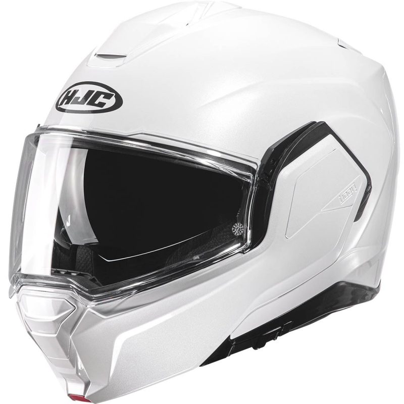 HJC i100 – Casco modular de moto en acabado blanco perla