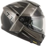 HJC RPHA71 Zecha MC5 – Casco integral de moto negro y gris, ECE 22.06