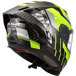 LS2 FF807 Dragon Trax – Casco integral de moto verde y negro mate
