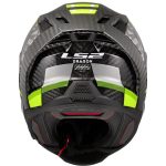 LS2 FF807 Dragon Trax – Casco integral de moto verde y negro mate