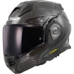 LS2 FF901 Advant X Carbon – Casco modular de moto negro, ECE 22.06