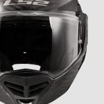 LS2 FF901 Advant X Carbon – Casco modular de moto negro, ECE 22.06
