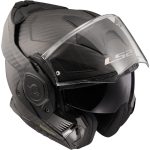 LS2 FF901 Advant X Solid – Casco modular de moto negro, ECE 22.06