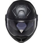 LS2 FF901 Advant X Solid – Casco modular de moto negro, ECE 22.06