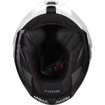 LS2 FF901 Advant X Solid – Casco modular de moto blanco, ECE 22.06