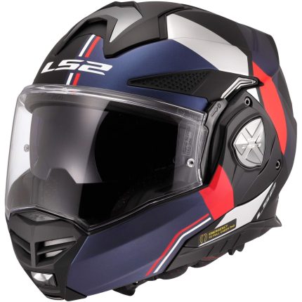 LS2 FF901 Advant X Ultra – Casco modular de moto azul y rojo