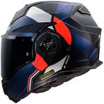 LS2 FF901 Advant X Ultra – Casco modular de moto azul y rojo