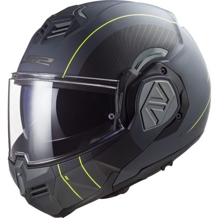 LS2 FF906 Advant – Casco modular de moto titanio mate, ECE 22.06