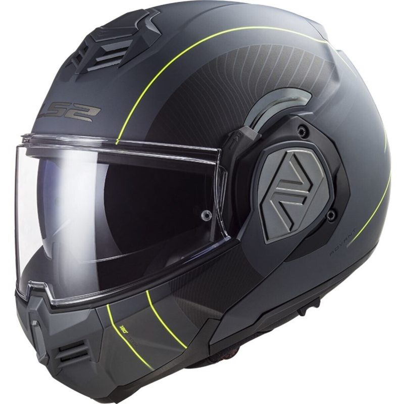 LS2 FF906 Advant – Casco modular de moto titanio mate, ECE 22.06