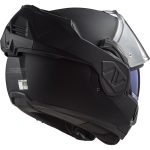 LS2 FF906 Advant Noir – Casco modular de moto negro, ECE 22.06