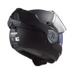 LS2 FF906 Advant Noir – Casco modular de moto negro, ECE 22.06