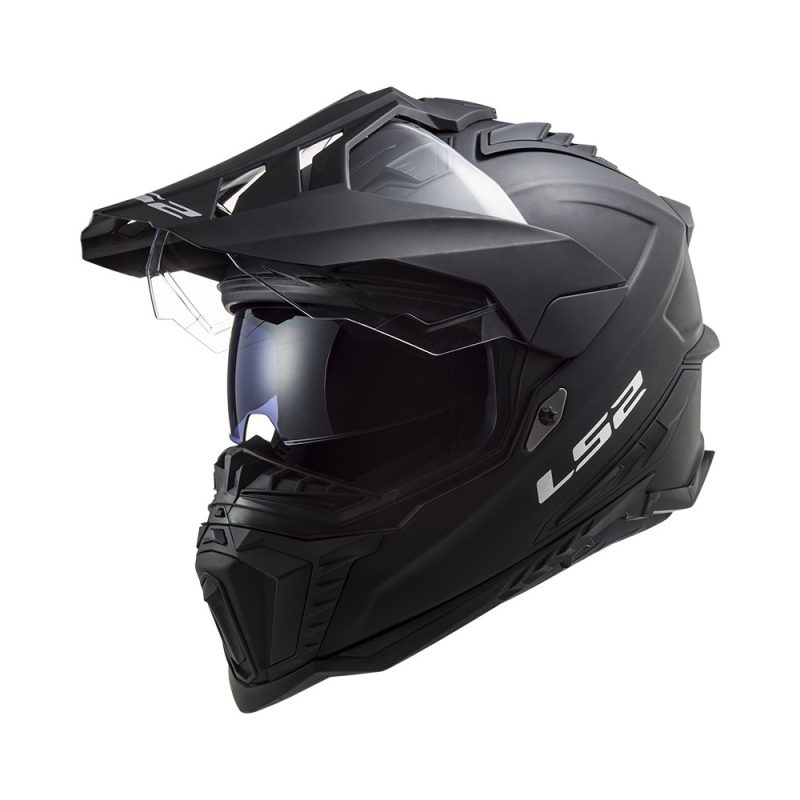 LS2 MX701 Explorer HPFC – Casco trail/adventure negro mate
