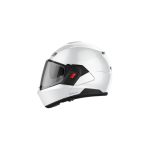 Nolan N80-8 Classic N-Com – Casco modular de moto blanco metalizado, ECE 22.06
