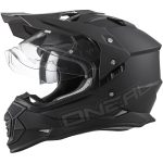 O'Neal Sierra Flat 22.06 – Casco integral de moto negro