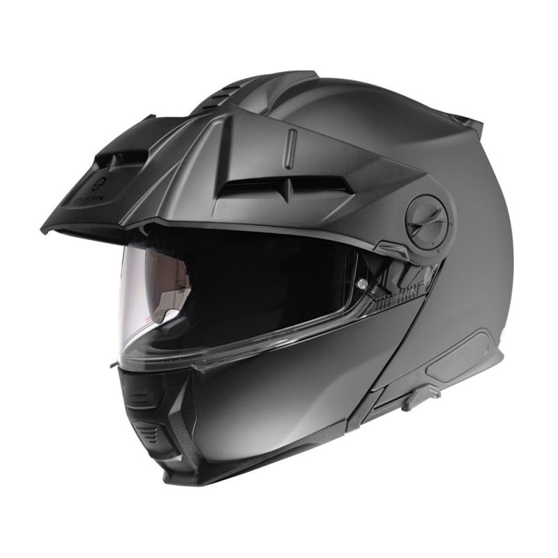 Schuberth E2 – Casco modular de moto negro mate, ECE 22.06