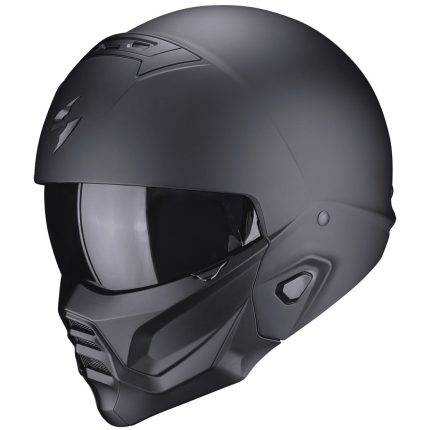 Scorpion Exo-Combat II – Casco modular de moto negro mate