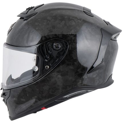 Scorpion EXO-R1 Evo Carbon Air – Casco integral de moto negro, ECE 22.06