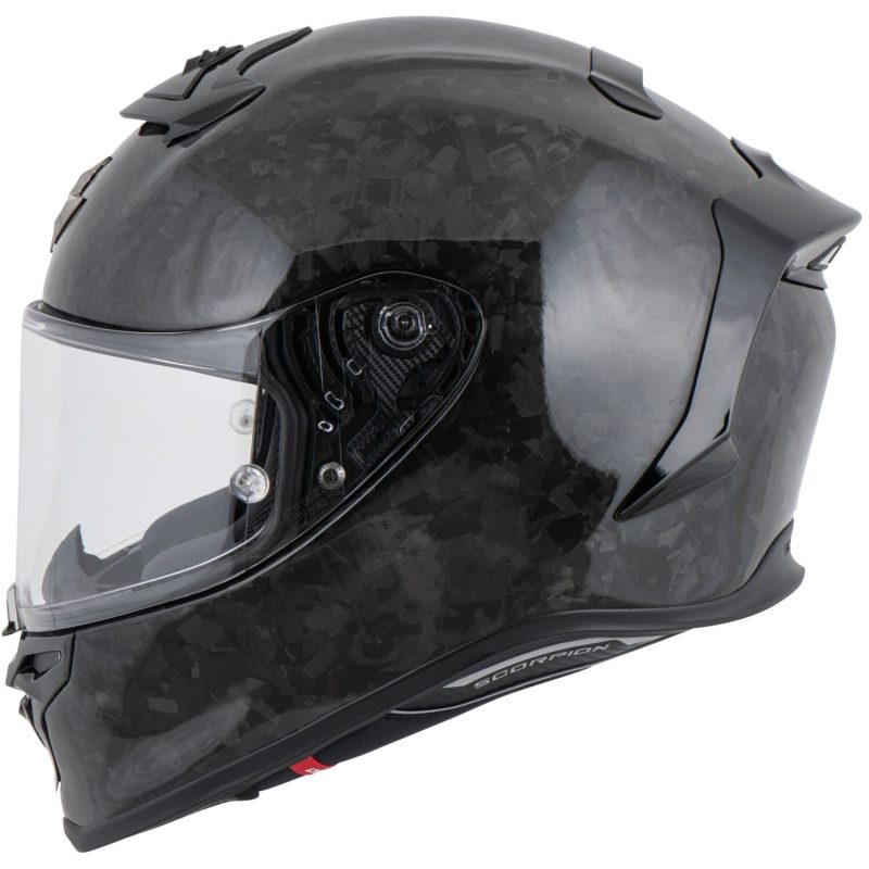 Scorpion EXO-R1 Evo Carbon Air – Casco integral de moto negro, ECE 22.06