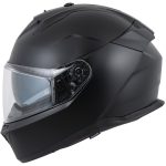 Shark D-Skwal 3 Blank – Casco integral de moto negro mate, ECE 22.06
