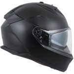 Shark D-Skwal 3 Blank – Casco integral de moto negro mate, ECE 22.06