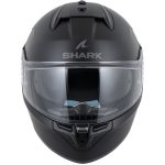 Shark D-Skwal 3 Blank – Casco integral de moto negro mate, ECE 22.06