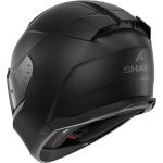 Shark D-Skwal 3 Blank – Casco integral de moto negro mate, ECE 22.06