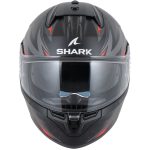 Shark D-Skwal 3 Blast-R – Casco integral de moto negro mate, ECE 22.06