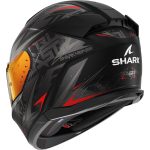 Shark D-Skwal 3 Blast-R – Casco integral de moto negro mate, ECE 22.06