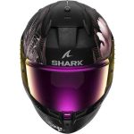 Shark D-Skwal 3 Mayfer – Casco integral de moto negro, ECE 22.06