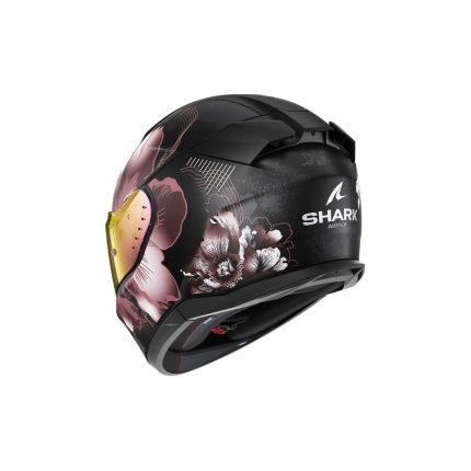 Shark D-Skwal 3 Mayfer – Casco integral de moto negro, ECE 22.06