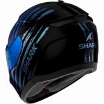 Shark Ridill 2 Assya – Casco integral de moto negro, ECE 22.06