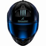 Shark Ridill 2 Assya – Casco integral de moto negro, ECE 22.06