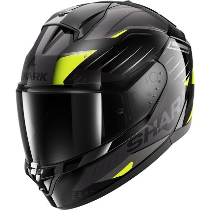 Shark Ridill 2 Bersek – Casco integral de moto negro brillo, ECE 22.06